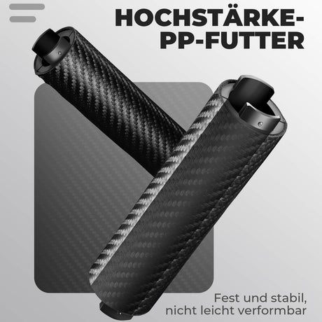 ROCKBROS Fahrradgriffe Kohlenstoffmuster Lenkergriffe Rutschfest 22,2mm