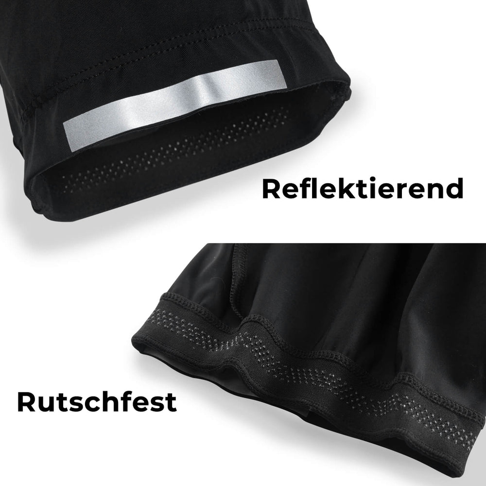 ROCKBROS Fahrradhose mit 3D-Polster Atmungsaktiv Elastisch Reflektierend