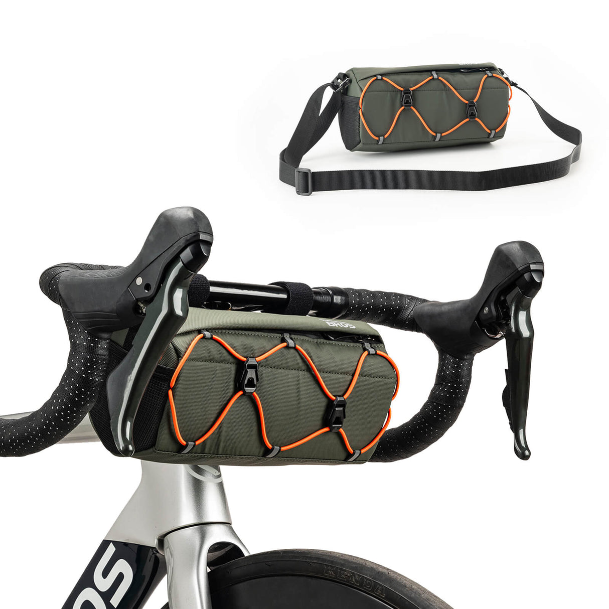 ROCKBROS Fahrradtasche Lenkertasche 2,2L mit Schultergurt in 6 Farben - ROCKBROS-EU