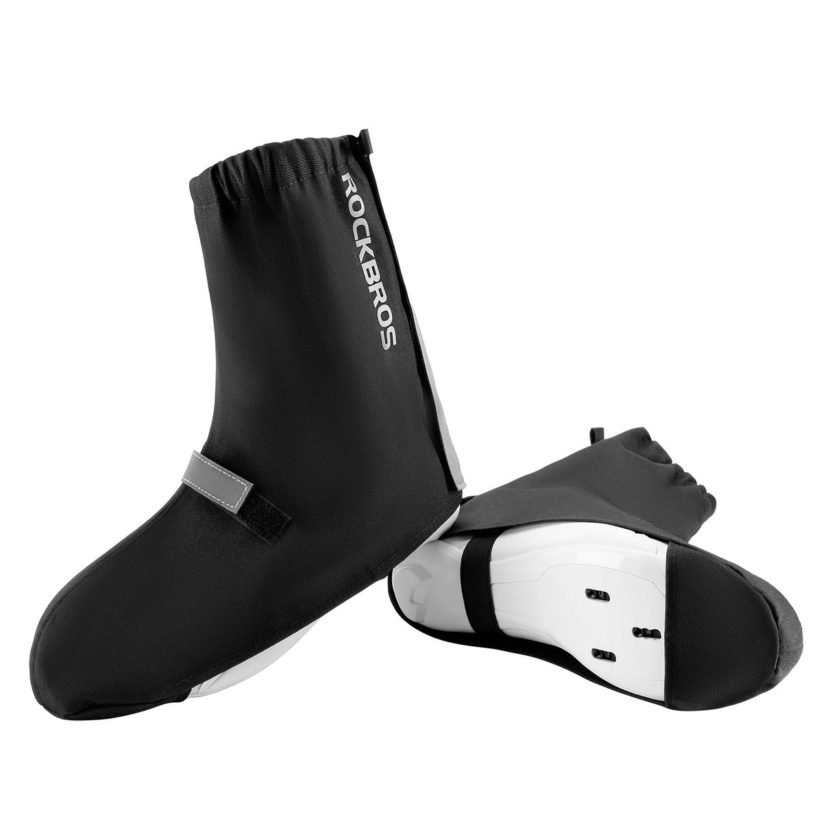 Fahrradüberschuhe – Reflektierend, Wasserdicht & mit Klettverschluss