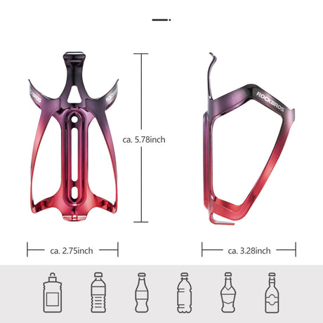 ROCKBROS_Flaschenhalter_Fahrrad_Getrankehalter_Leichtgewicht_30g-Schwarz_Rot_3