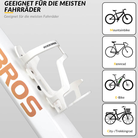 ROCKBROS Flaschenhalter Fahrradzubehör Fahrrad Leicht Getränkehalter Stabil - ROCKBROS-EU