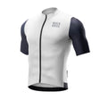 ROCKBROS Herren Kurzarm Fahrradtrikot Radtrikot Schnelltrocken Atmungsaktiv Sommer MTB Rennrad-Weiß