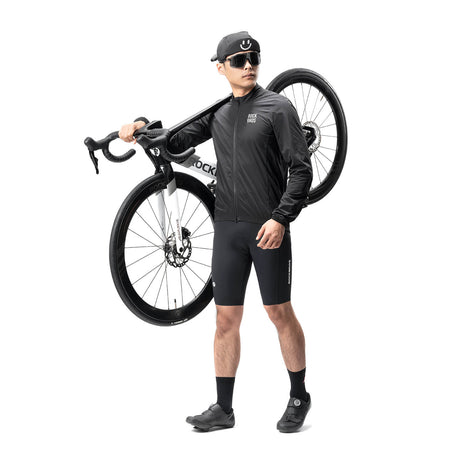 ROCKBROS Herren Leichte Fahrradjacke Multifunktional Winddicht Atmungsaktiv Frühling/Sommer