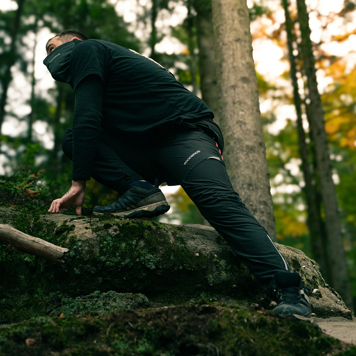 ROCKBROS Herren Radlerhose Atmungsaktiv Lang Fahrradhose S-4XL