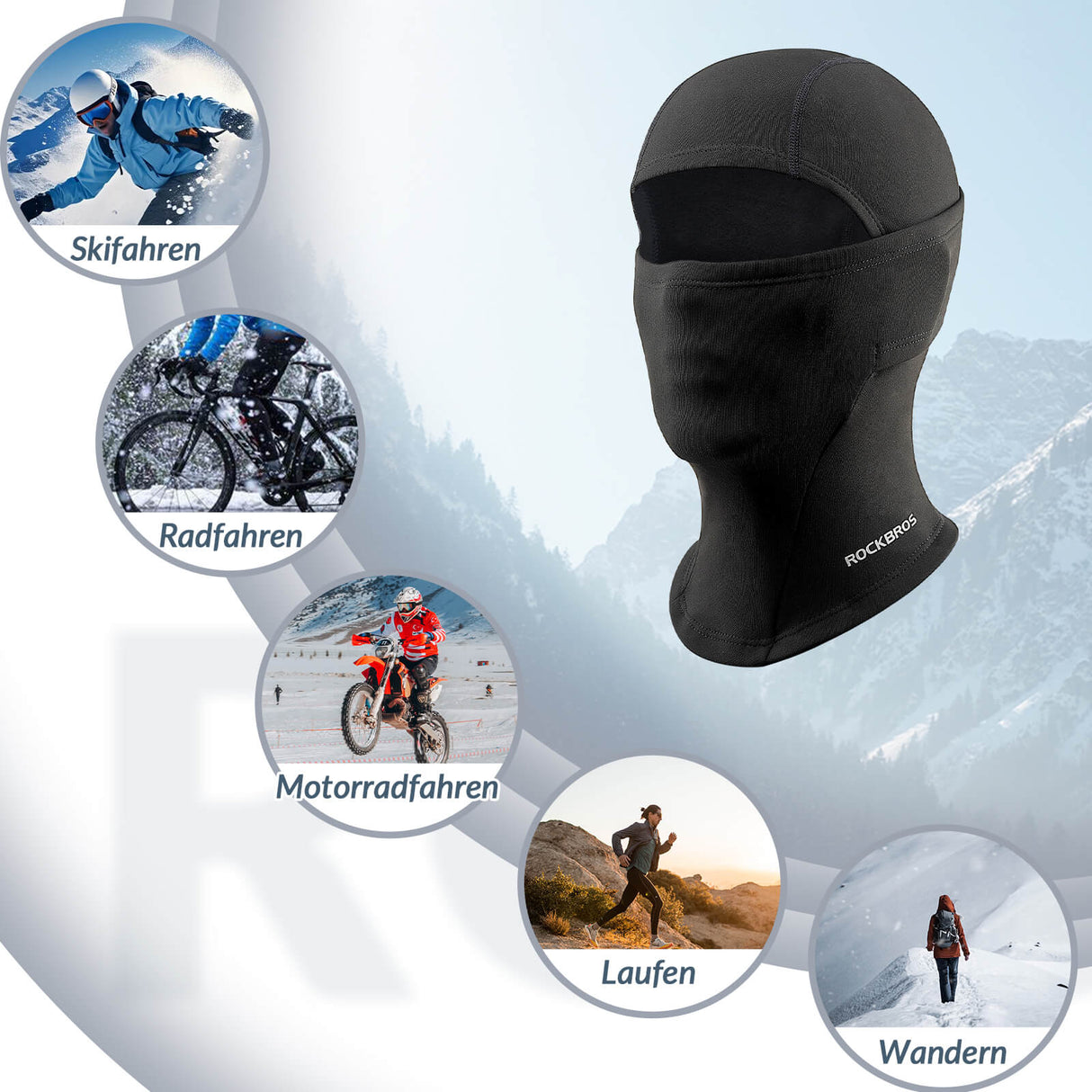 ROCKBROS_Kinder_Winter_Sturmhaube_Balaclava_Warm_Skimaske_fur_MadchenJungen-Schwarz