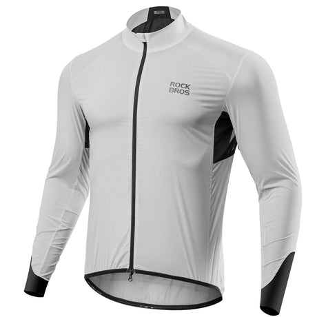 Leichte Fahrradjacke Atmungsaktiv Reflektierend Grau Sommer Herren - ROCKBROS-EU