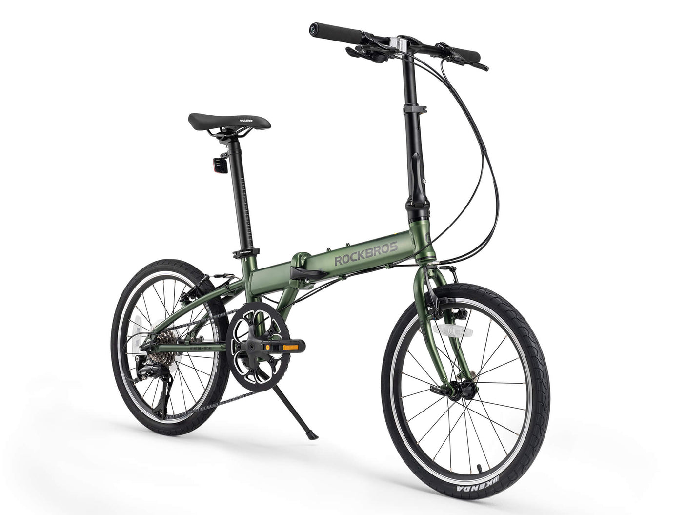 ROCKBROS MBS-Klapprad -20 Zoll 8 Gängen | Citybike-Grün