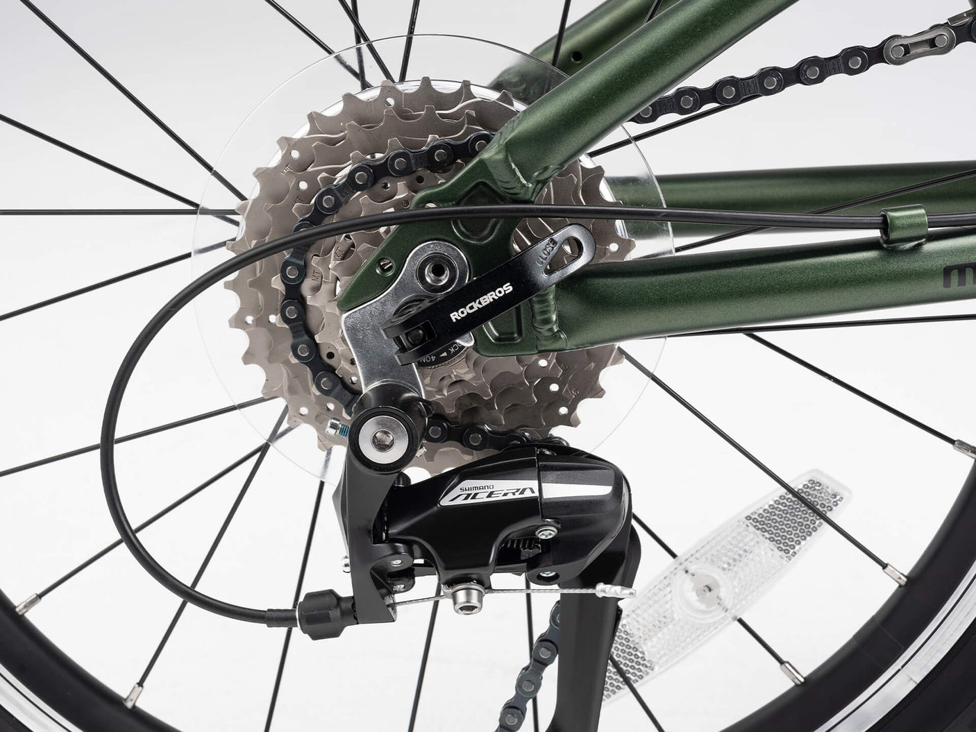 ROCKBROS MBS-Klapprad -20 Zoll 8 Gängen | Citybike-Grün