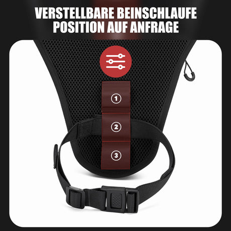 ROCKBROS Motorrad Beintasche Beinbeutel Hüfttasche mit Schultergurte