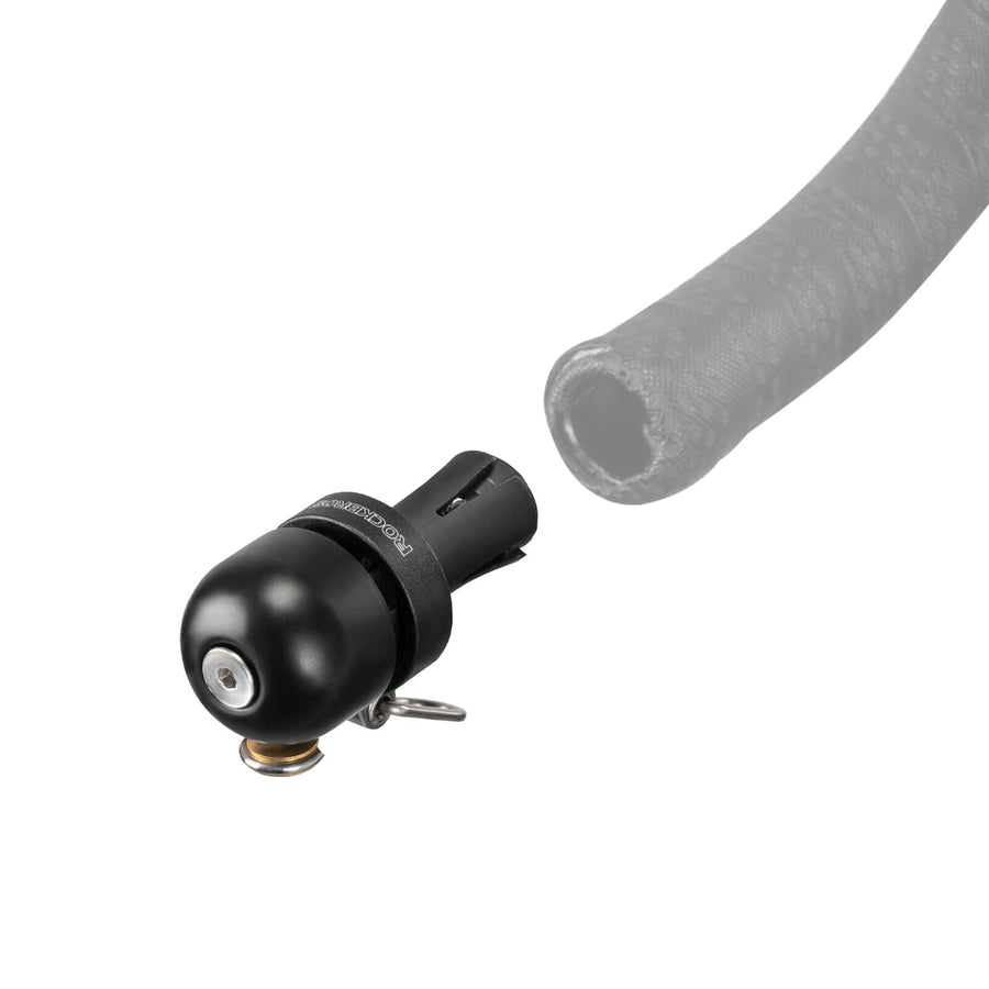 ROCKBROS Rennrad Fahrradklingel Mini Klingel für 22,2mm Dropbar Lenker-Schwarz