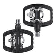 ROCKBROS SPD-Klickpedale & Plattformpedale 2-in-1 – Rutschfest, Leicht, mit Cleats-Set – 9/16" Pedale für MTB, Gravel & Rennrad