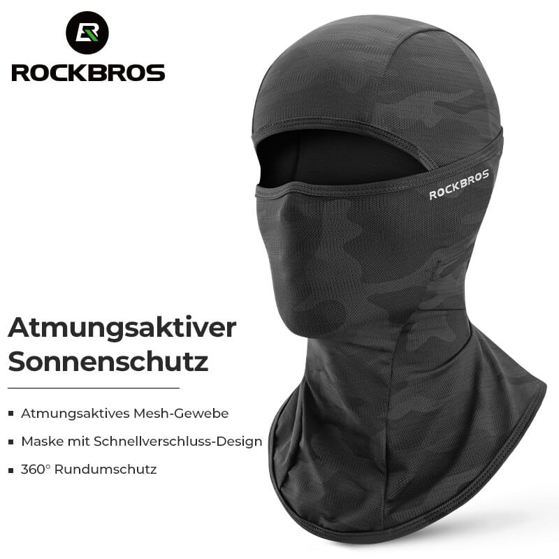 ROCKBROS Sommer Balaclava Kühlende Sturmhaube UV-Schutz