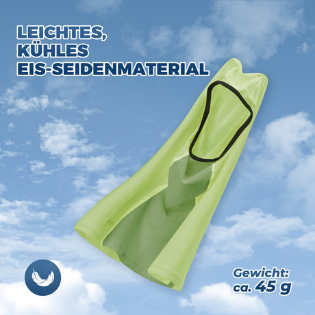 ROCKBROS Sommer Sturmhaube UPF40+ Balaclava Gesichtsmaske Schnelltrocknend-Grün