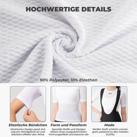 ROCKBROS TVI Damen Kurzarm-Radtrikot Atmungsaktives Trikots Sommer