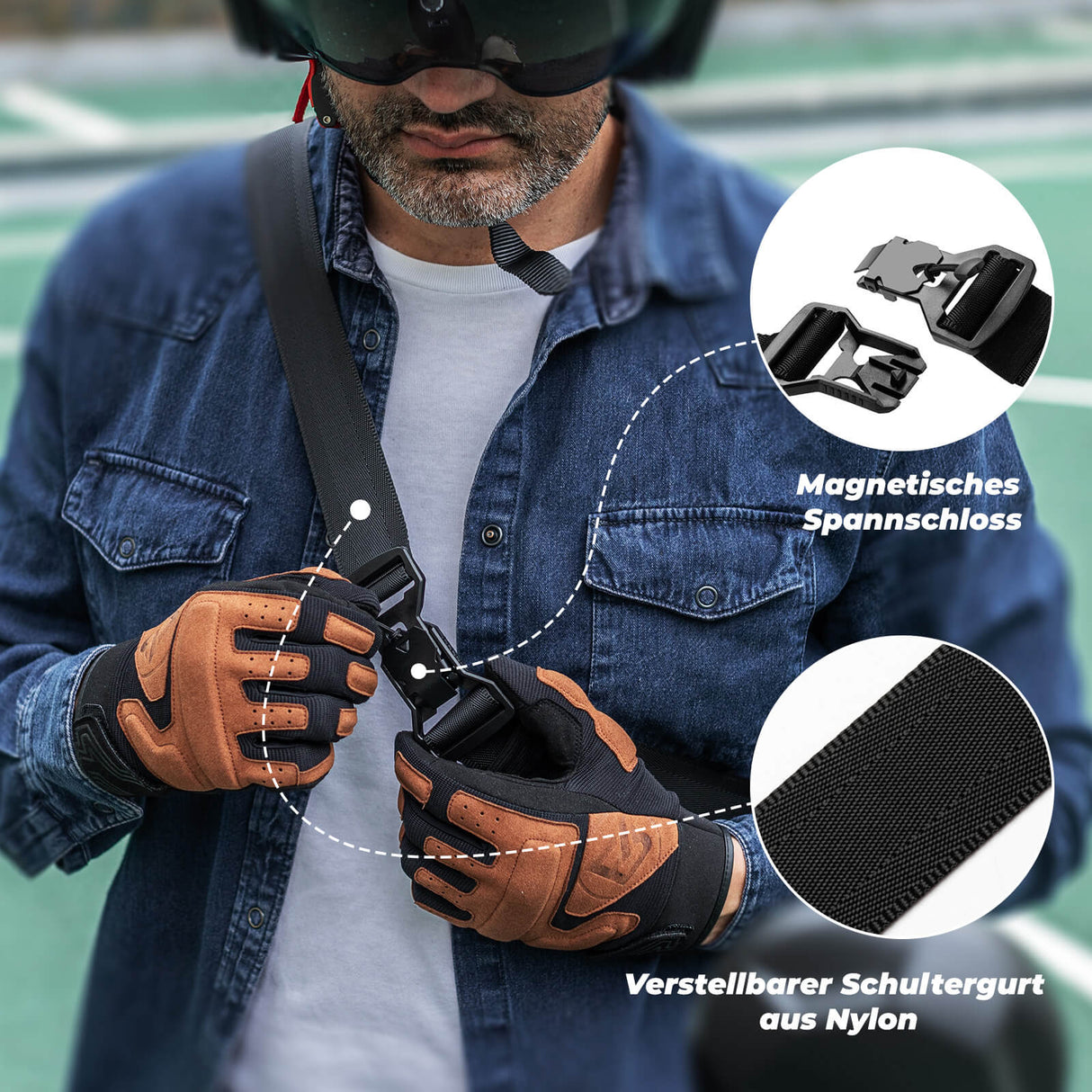 ROCKBROS Wasserdichte Multifunktionstasche Lenkertasche mit Erweiterbarer Kapazität