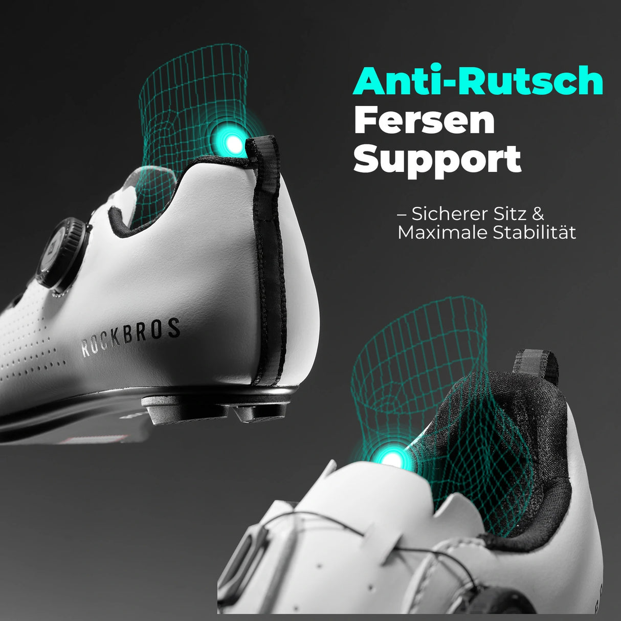 Rennrad-Fahrradschuhe – Carbonsohle T500, Klickschuhe mit Drehverschluss