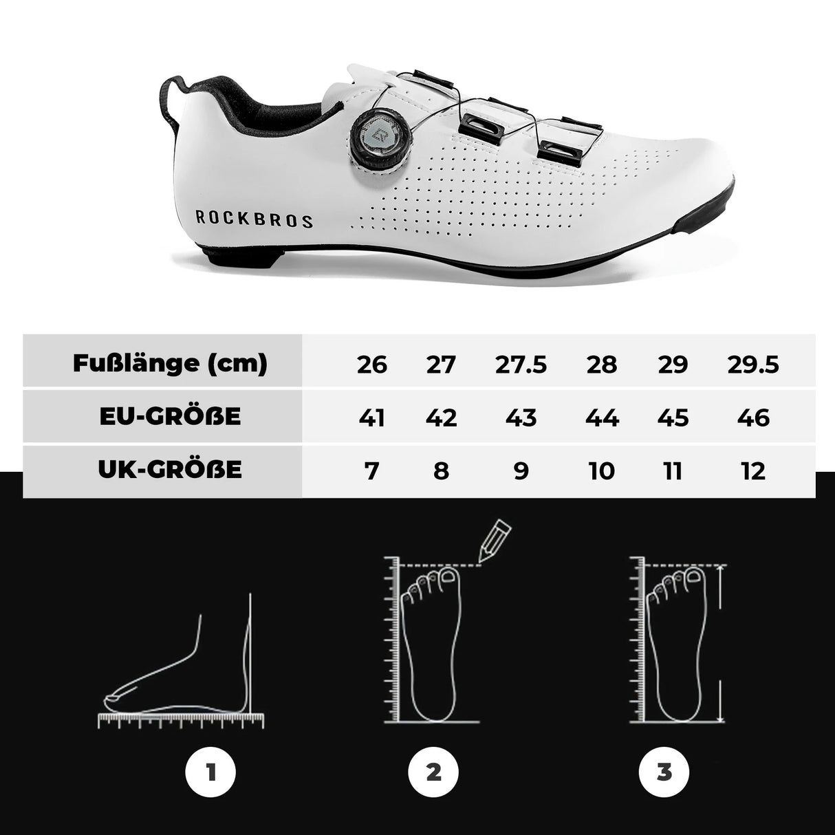 Rennrad-Fahrradschuhe – Carbonsohle T500, Klickschuhe mit Drehverschluss