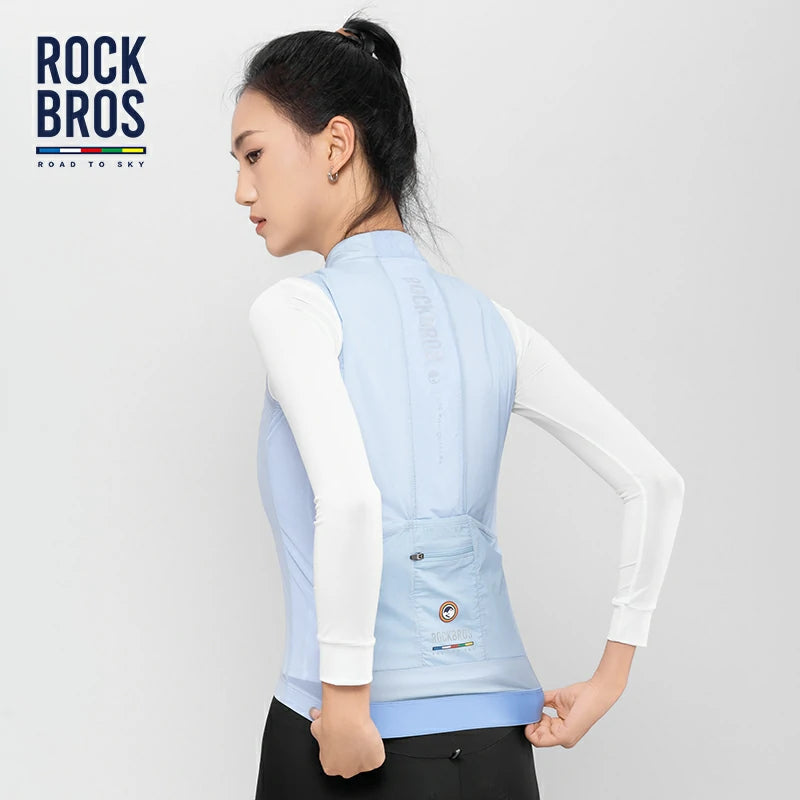 ROCKBROS Damen Ultra‑Leichtweste – Road to Sky Edition