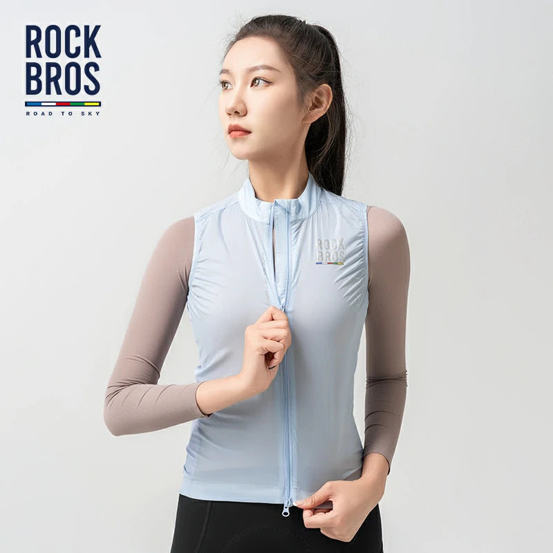 ROCKBROS Damen Ultra‑Leichtweste – Road to Sky Edition
