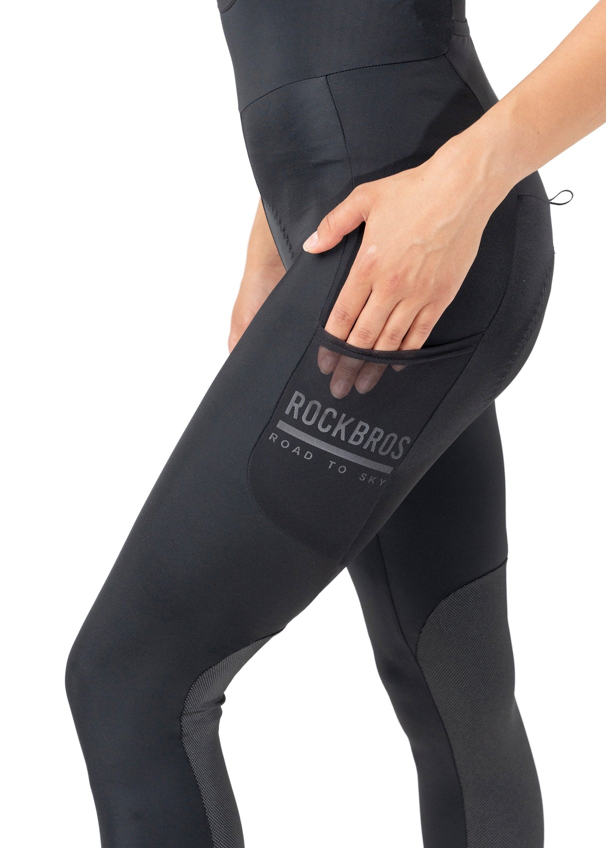 Road-to-Sky Damen-Radlerhose mit Trägern