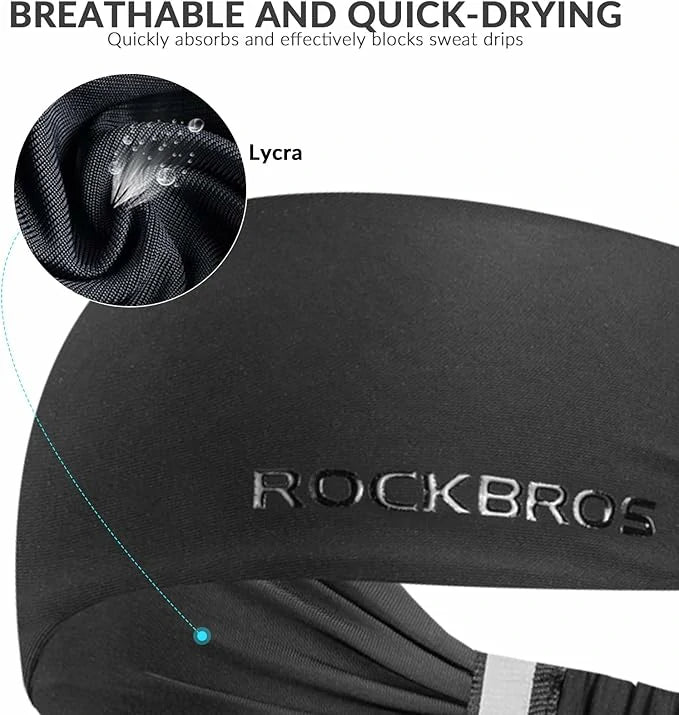 Sport Stirnbänder Wicking Schweißband Stirn Elastisch rutschfest Haarband - ROCKBROS-EU