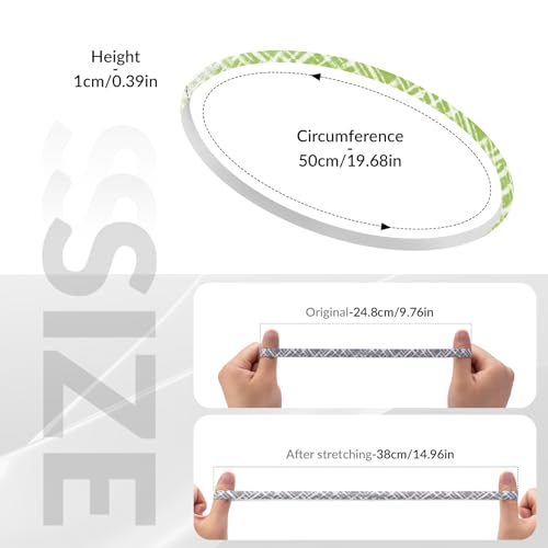 Stirnband Sport Schweißband Haarband 6 Stück – 50-76 cm