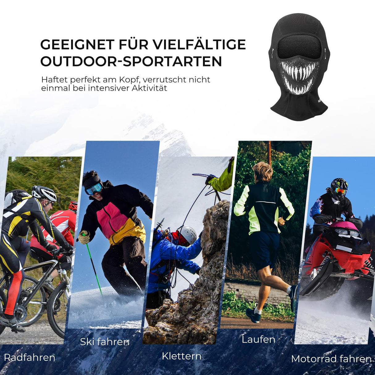 Sturmhauben Gesichtshaube Winter Balaclava – Warme Gesichtsmaske