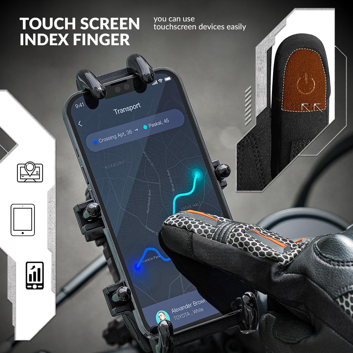 Winter Fahrrad Handschuhe mit Touchscreen Funktion