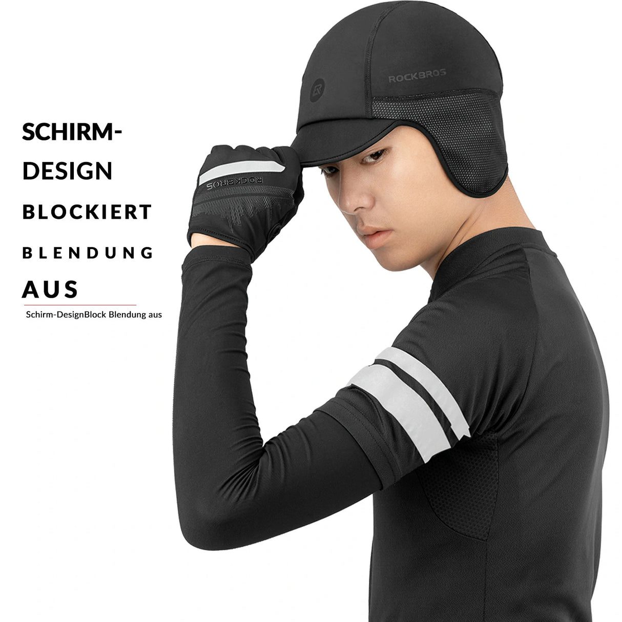 Winter Fahrrad-Helmmütze – Warm, Dehnbar & Helmunterziehkappe