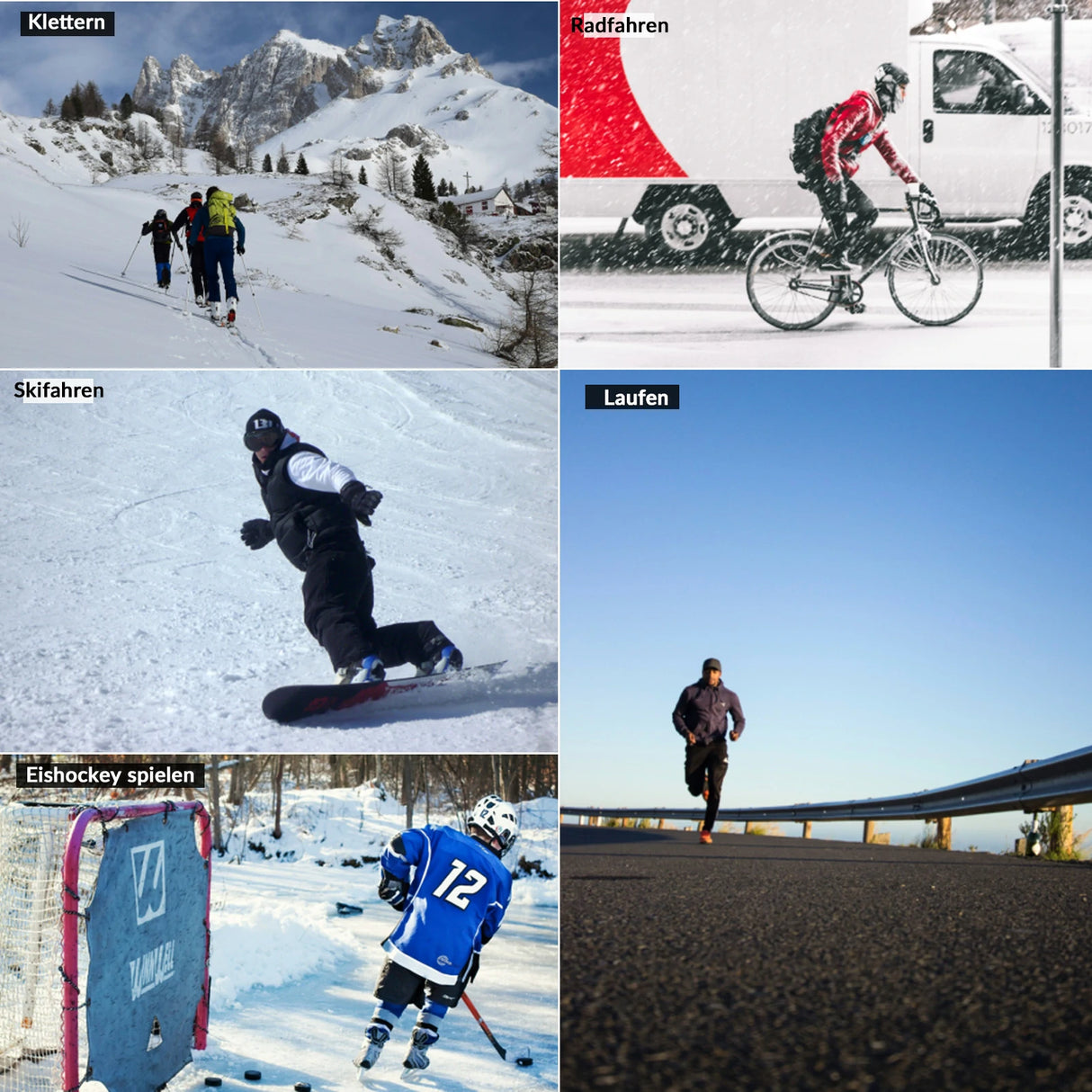 Winter Fahrrad-Helmmütze – Warm, Dehnbar & Helmunterziehkappe