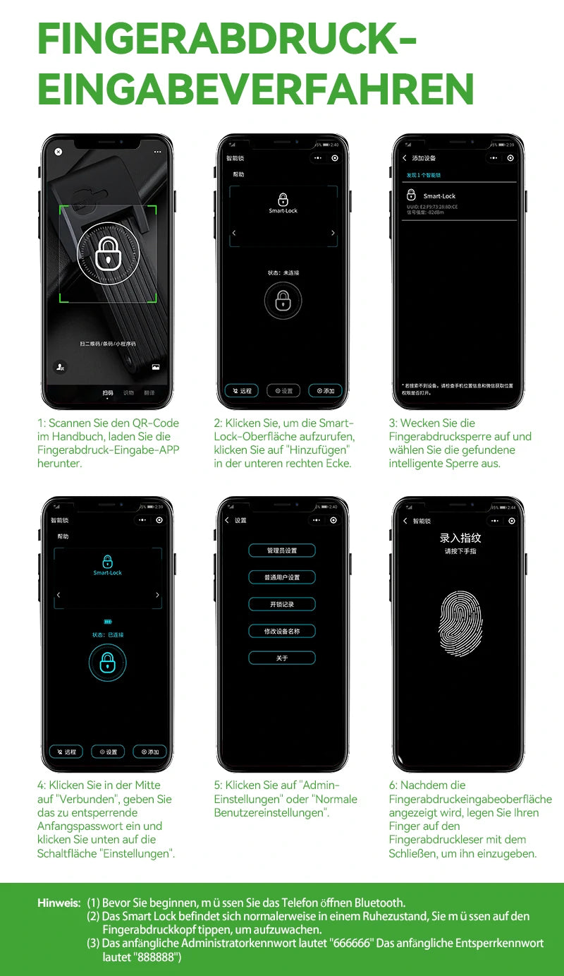 Fahrrad Fingerabdruck Faltschloss USB-Aufladung - ROCKBROS-EU