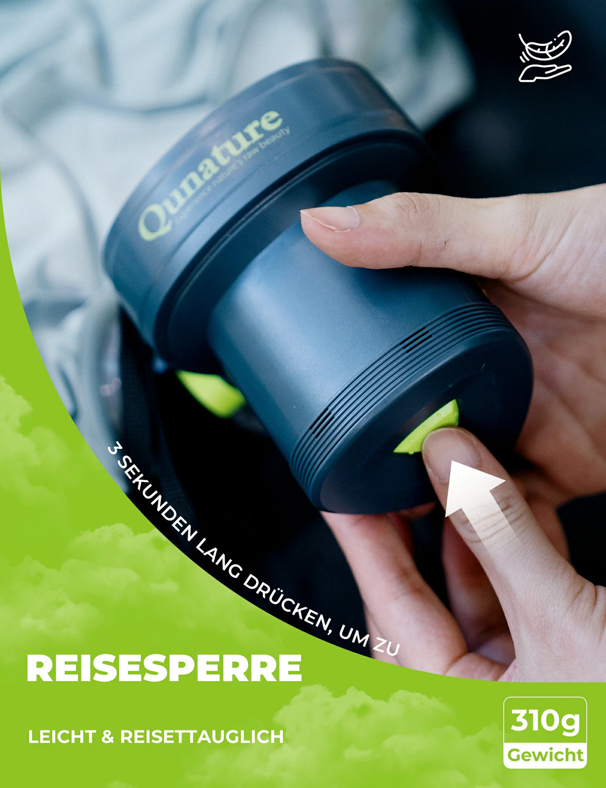 Qunature elektrische Luftpumpe mit 2-in-1 Funktion zum Aufblasen und Ablassen