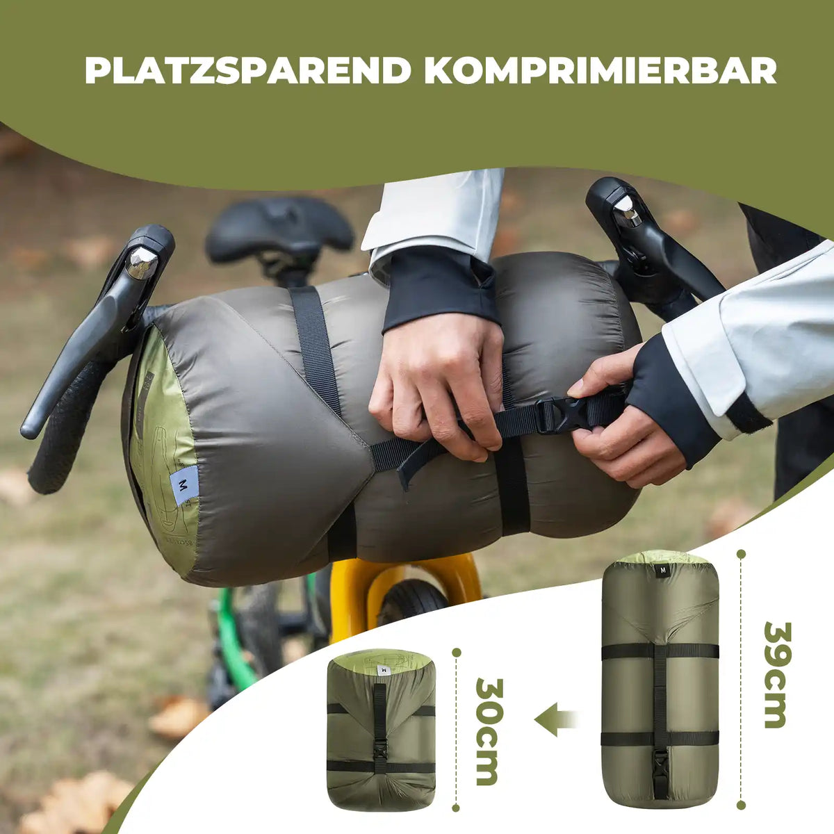 Mumienschlafsack Daune