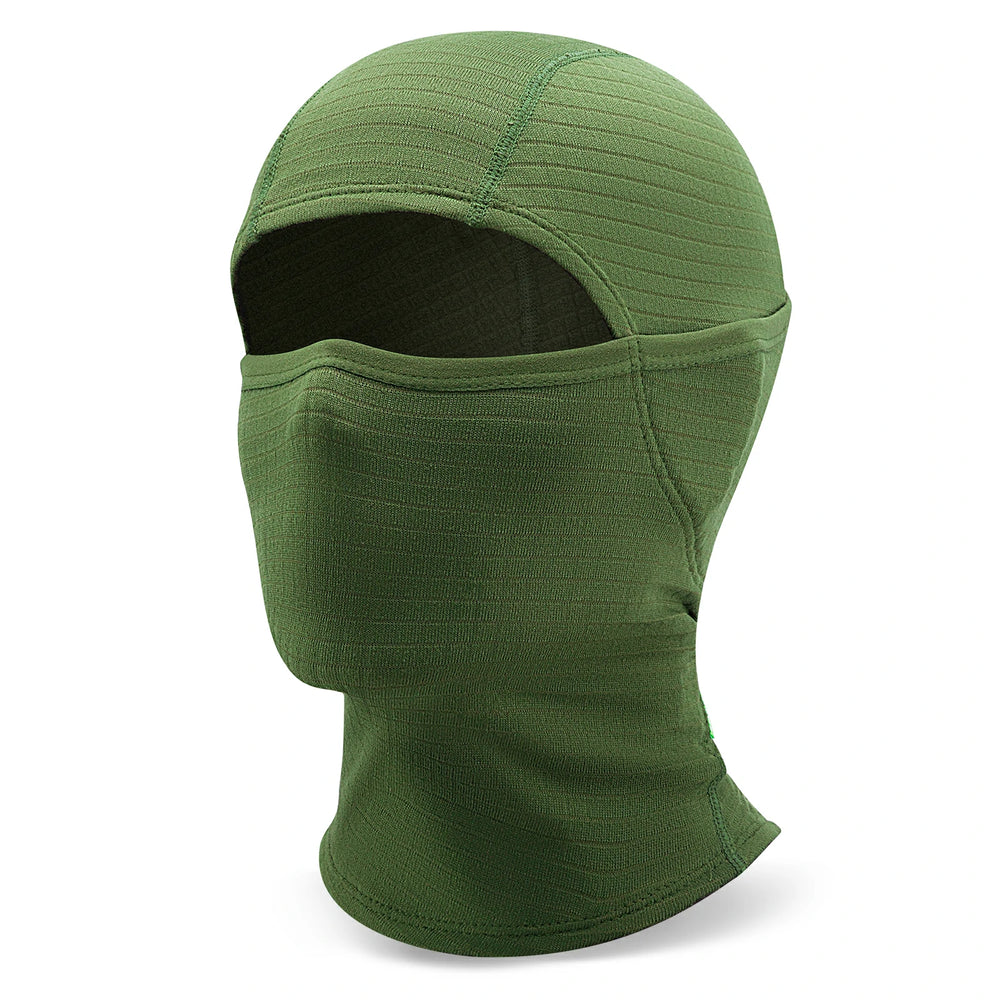 qunature schwarze balaclava aus winddichtem fleece