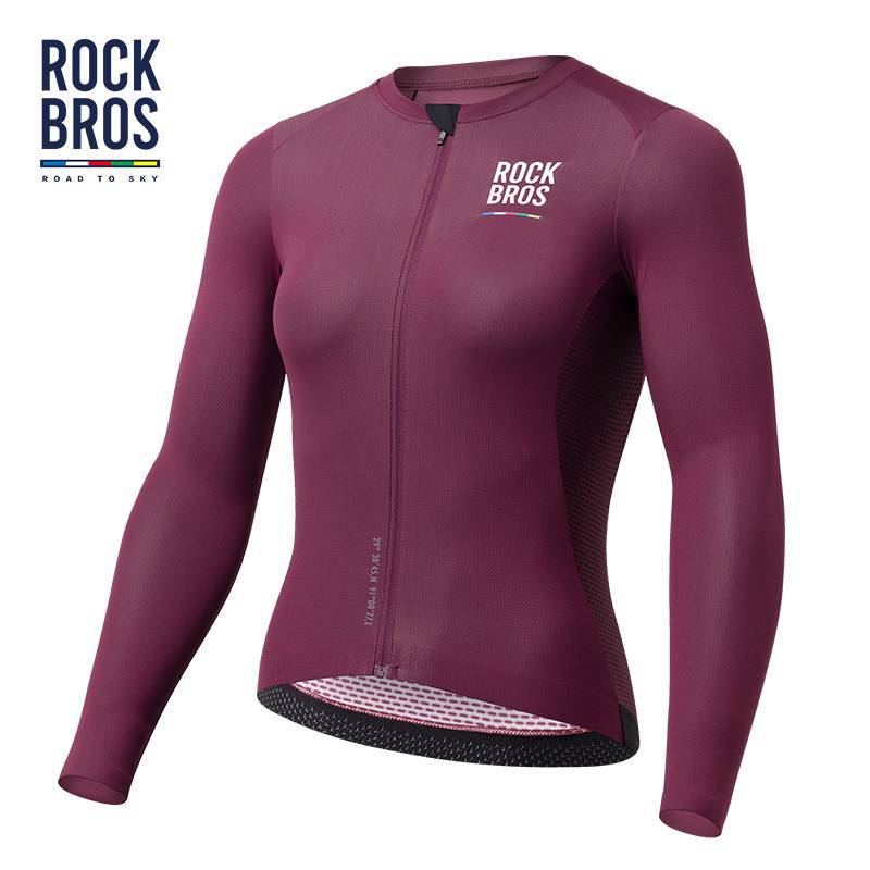 ROAD TO SKY Damen Langarm-Radtrikot Fahrrad Jersey für MTB & Rennrad - ROCKBROS-EU