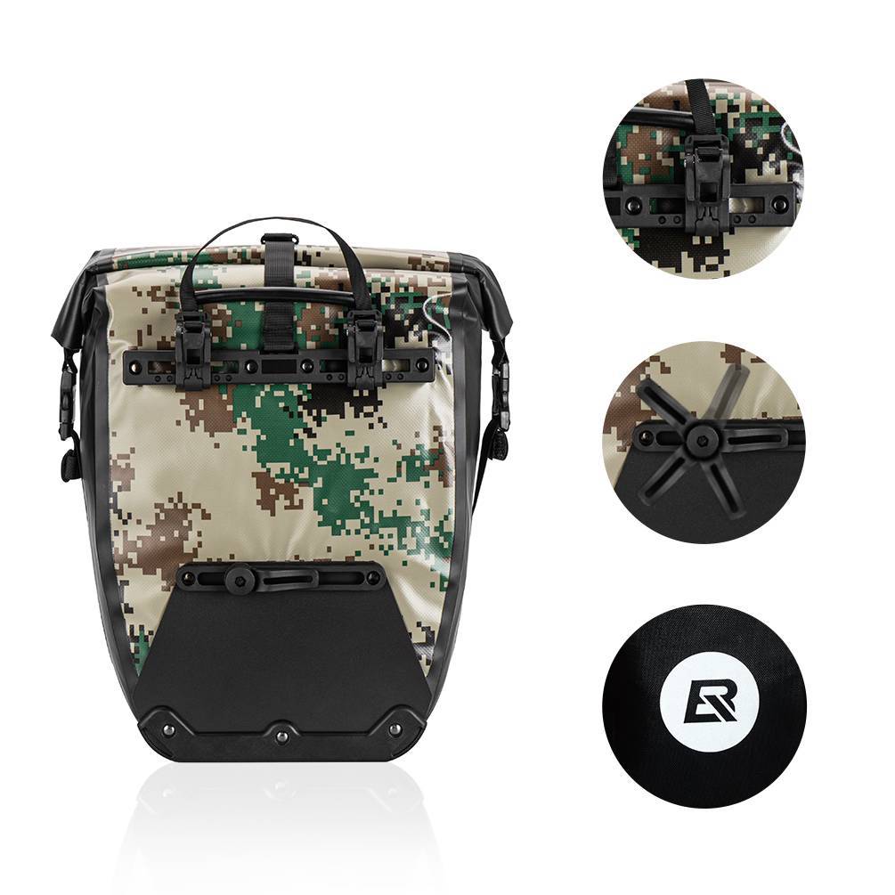 ROCKBROS 100 % wasserdichte Transporttaschen mit Netztasche 27L - ROCKBROS-EU