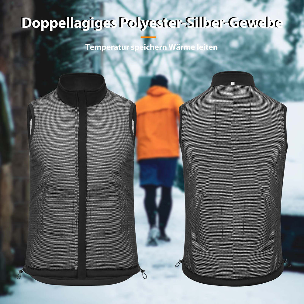 ROCKBROS elektrische beheizte Weste mit 3 Temperaturstufen für Herren/Damen - ROCKBROS-EU