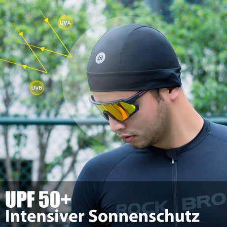 ROCKBROS Fahrrad Mütze Sommer UV Schutz Laufmütze Herren 50-64CM - ROCKBROS-EU