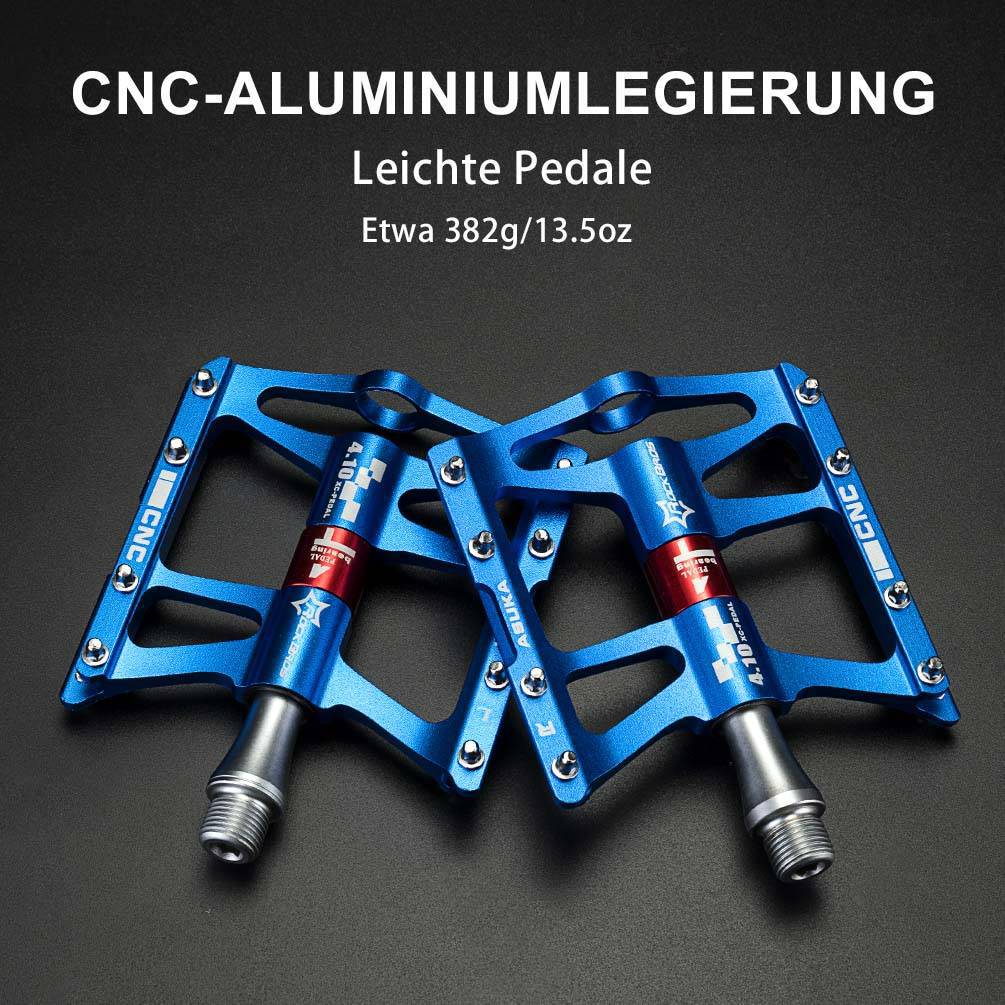 ROCKBROS Fahrrad Pedale 9/16 für MTB/BMX/Rennrad 4 Sealed Bearings - ROCKBROS-EU