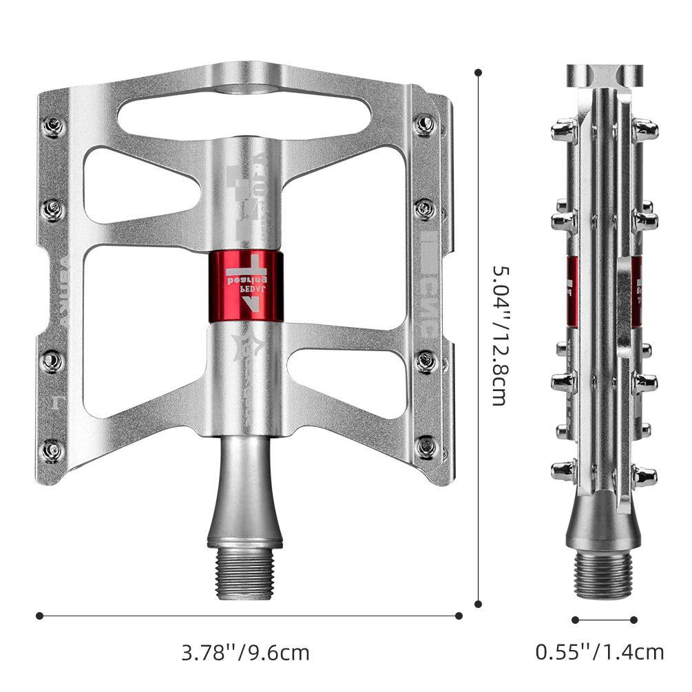ROCKBROS Fahrrad Pedale 9/16 für MTB/BMX/Rennrad 4 Sealed Bearings - ROCKBROS-EU