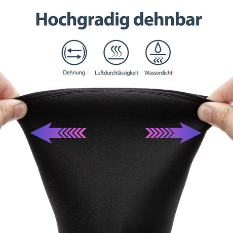 ROCKBROS Fahrrad Überschuhe Winter warm Überzieher für Radsport Schwarz - ROCKBROS-EU