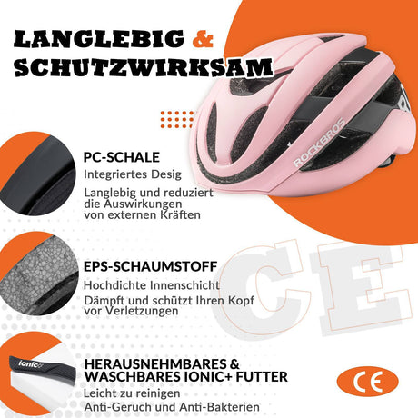 ROCKBROS Fahrradhelm Sport Mountainbike Schutzhelm Atmungsaktiv 54-58cm - ROCKBROS-EU