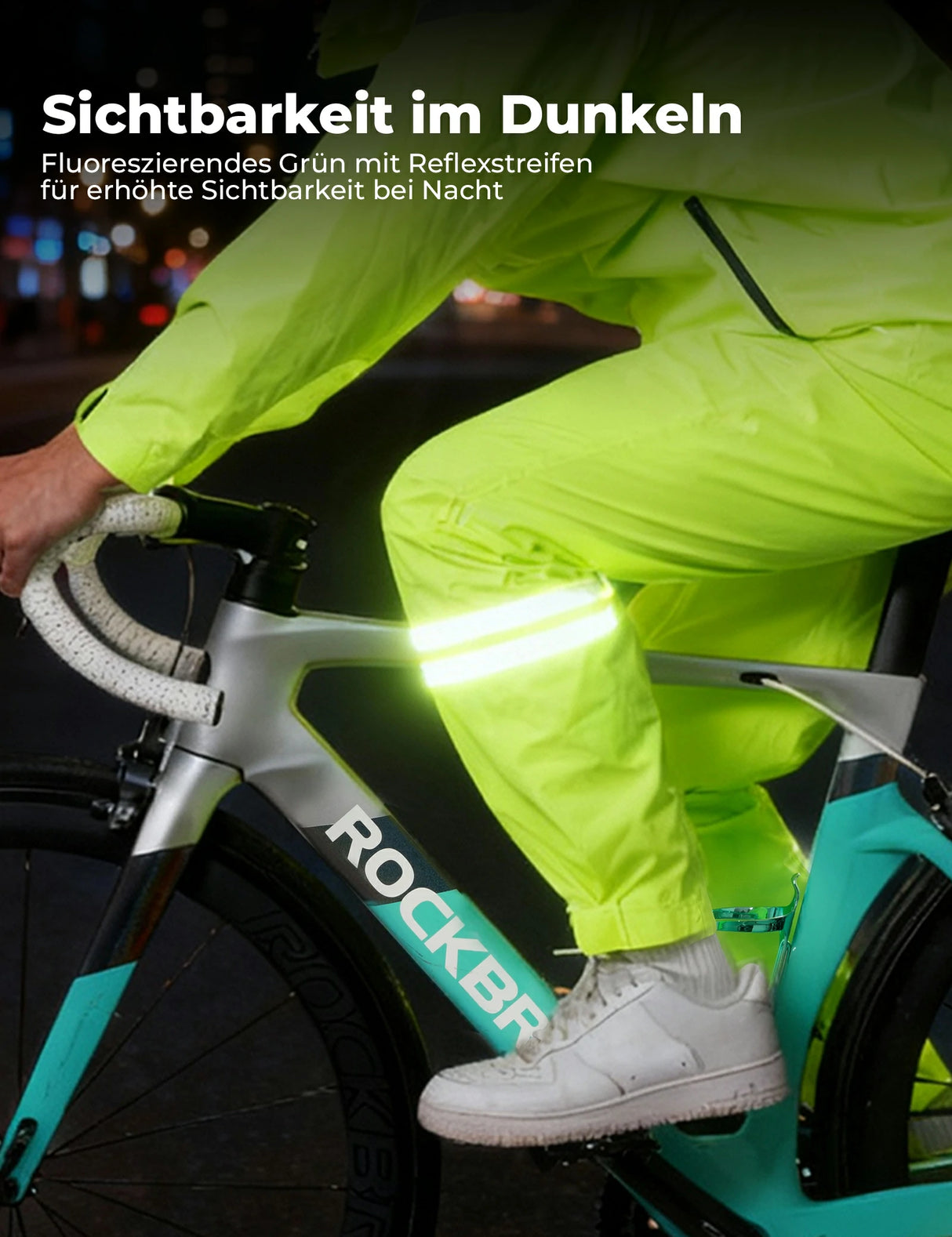 ROCKBROS Fahrradhose Herren Lang Wasserdicht