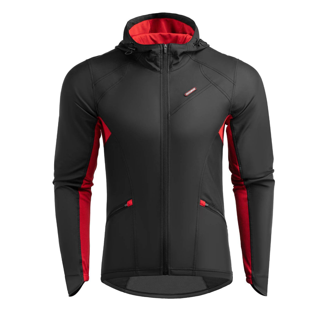 ROCKBROS Fahrradjacke Herren Winter Winddicht Softshelljacke Schwarz - ROCKBROS-EU