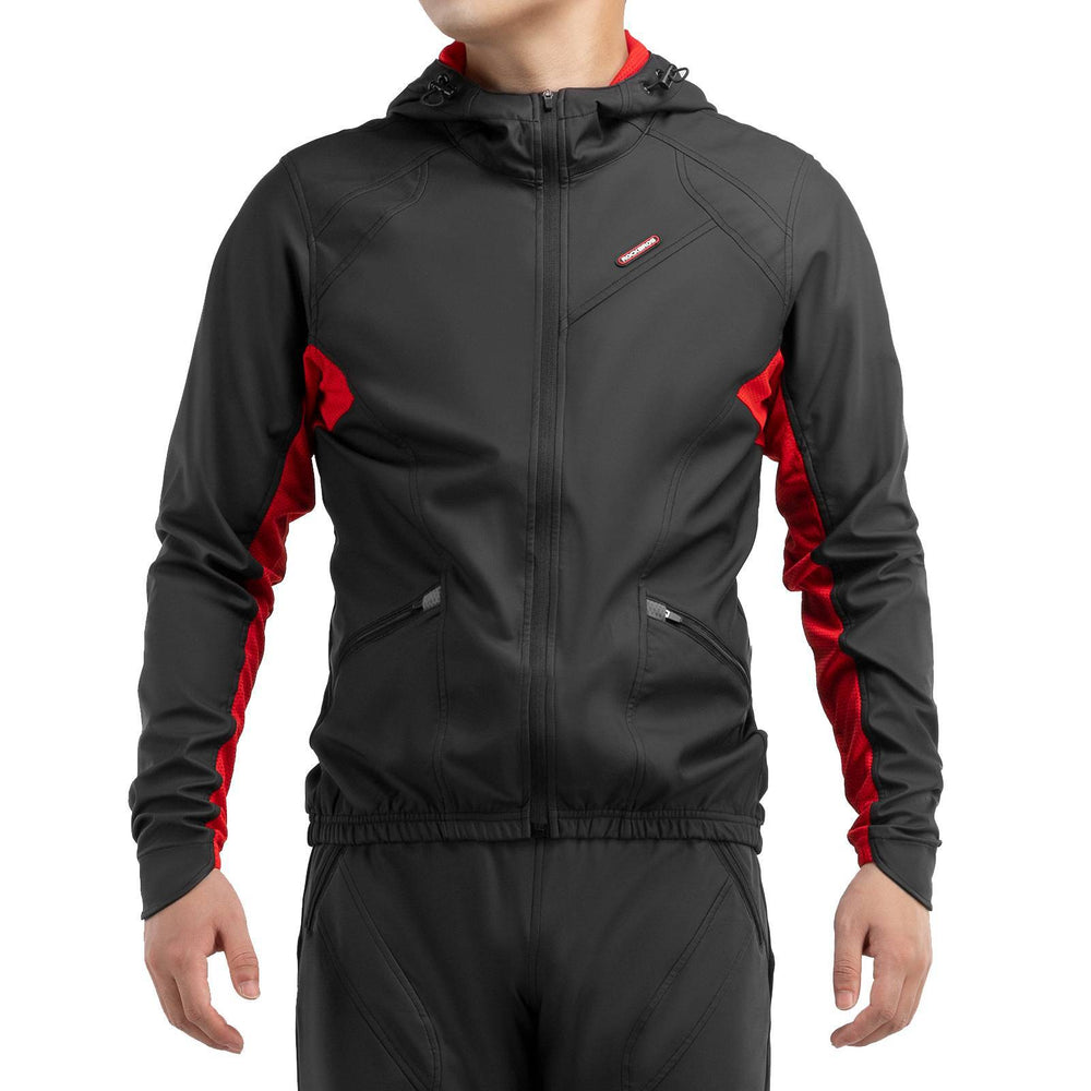 ROCKBROS Fahrradjacke Herren Winter Winddicht Softshelljacke Schwarz - ROCKBROS-EU