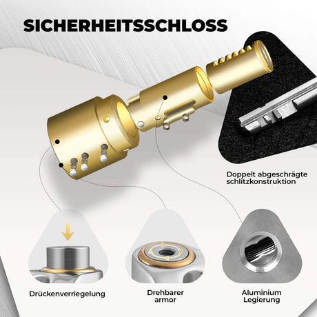 ROCKBROS Fahrradschloss Wasserdicht Sicherheitsschloss für Motorrad/Fahrrad - ROCKBROS-EU