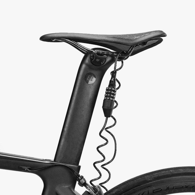 ROCKBROS Fahrradschloss Zahlenschloss  Helmschloss mit 4-stellig Code max. 150 cm - ROCKBROS-EU