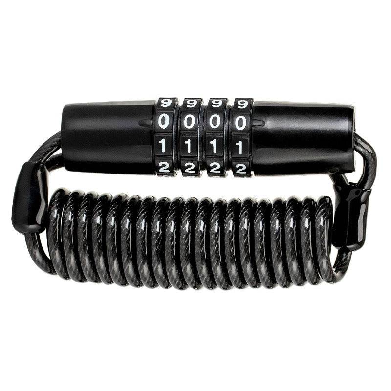 ROCKBROS Fahrradschloss Zahlenschloss  Helmschloss mit 4-stellig Code max. 150 cm - ROCKBROS-EU