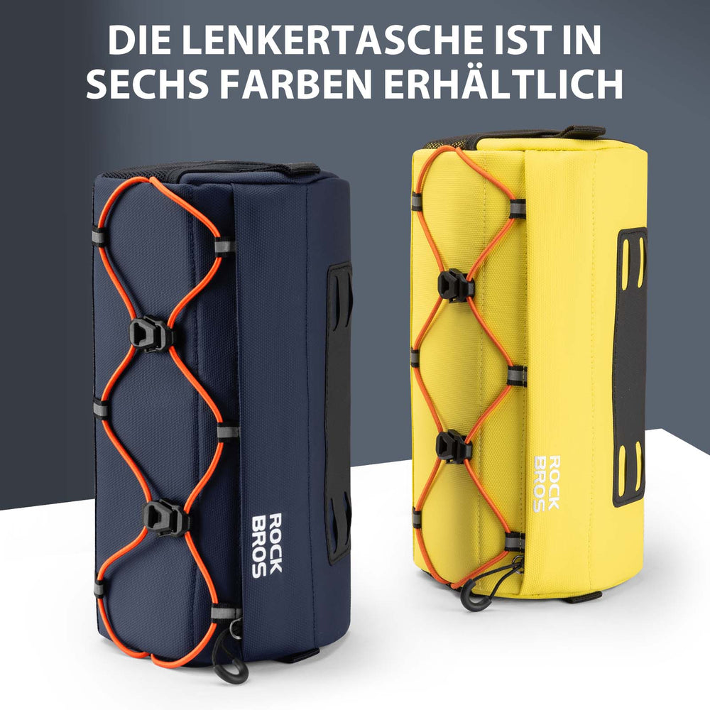 ROCKBROS Fahrradtasche Lenkertasche 2,2L mit Schultergurt in 6 Farben - ROCKBROS-EU